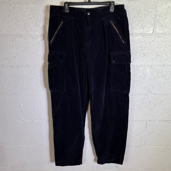 Polo Ralph Lauren Relaxed Fit Sportsman Cargo Pants Navy 36X32 $298 - Picture 2 of 12
